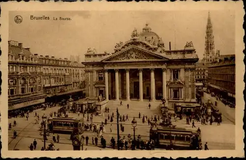 Bruxelles Bruessel Bourse Strassenbahn * /  /