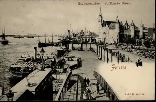 Anvers Antwerpen Anvers Musee sstehen Embarcadere * /  /