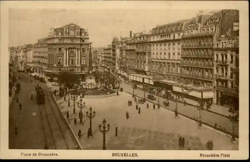 Bruxelles Bruessel Brouckere Platz Place de Brouckere * /  /