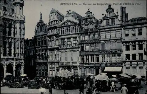 Bruxelles Bruessel Maison Corporations Place Hotel de Ville x /  /