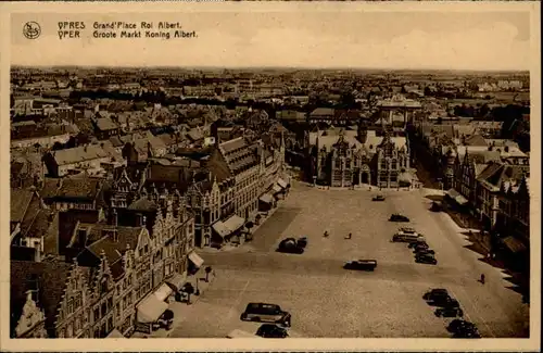 Ypres Ypern West Vlaanderen Ypres Yper Groote Markt Koning Albert Grand Place Roi Albert * /  /