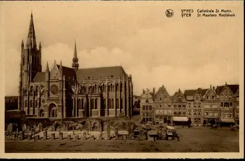 Ypres Ypern West Vlaanderen Ypres Yper Cathedrale St. Martin St. Maartens Hoofdkerk * /  /