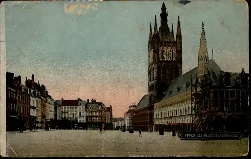 Ypres Ypern West Vlaanderen Ypres Halles Grand Place x /  /