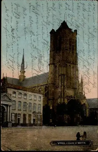 Ypres Ypern West Vlaanderen Ypres Eglise St. Martin x /  /