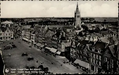 Ypres Ypern West Vlaanderen Ypres Leper Grand Place Roi Albert Groote Markt Koning Albert * /  /