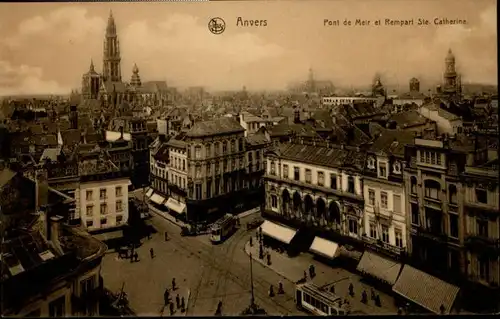 Anvers Antwerpen Anvers Pont Meir Rempart Ste. Catherine * /  /