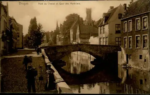 Bruges Flandre Bruges Pont Cheval Quai Marbriers * /  /