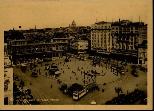 Bruxelles Bruessel Gare Place Rogier Strassenbahn * /  /