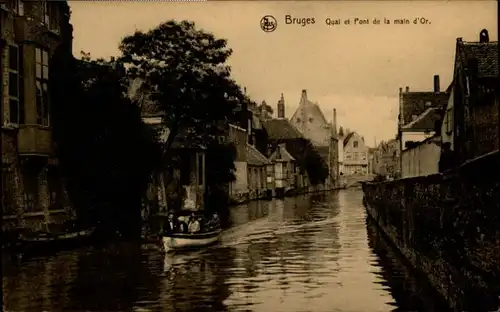 Bruges Flandre Bruges Quai Pont Or * /  /