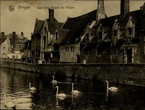 Bruges Flandre Bruges Quai Vert Maison Pelican * /  /