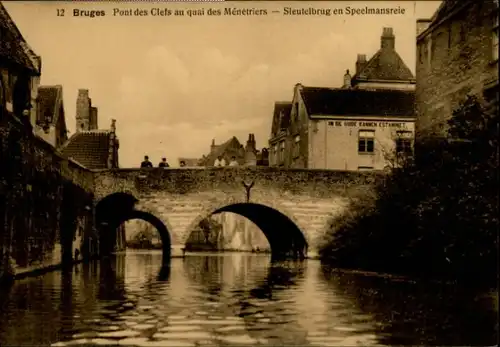 Bruges Flandre Bruges Pont Clefs * /  /