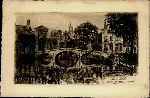 Bruges Flandre Bruges Pont Beguinage * /  /