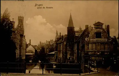 Bruges Flandre Bruges Quai Rosaire x /  /