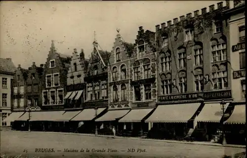 Bruges Flandre Bruges Maison Grand Place x /  /