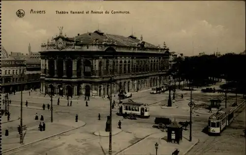 Anvers Antwerpen Anvers Theatre flamand Avenue Commerce * /  /