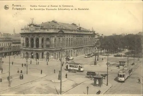 Anvers Antwerpen Anvers Antwerpen Theatre Flamand Avenue Commerce Koninklijke Vlaamsche Schouwburg Handelslei * /  /