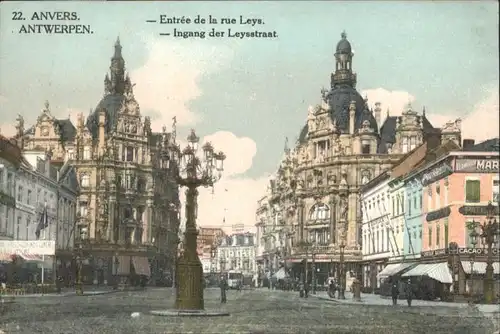 Anvers Antwerpen Anvers Antwerpen Rue Leys Leysstraat * /  /