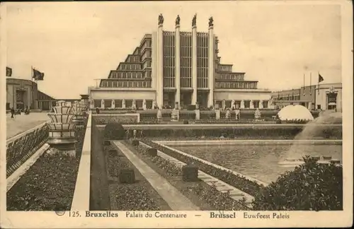 Bruxelles Bruessel Brussel Palais Centenaire Euwfeest Paleis * /  /