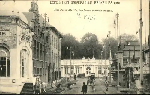 Bruxelles Bruessel Exposition Pavillon Anvers Maison Rubens x /  /