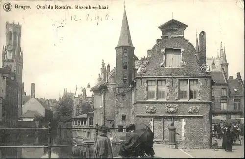 Bruges Flandre Bruges Quai Rosaire Rozenhoedkaai x /  /