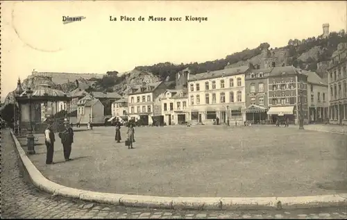 Dinant Wallonie Dinant Place Meuse Kiosque x / Dinant /Province de Namur