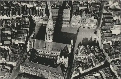 Bruxelles Bruessel Brussel Fliegeraufnahme Grand Place Grote Markt * /  /