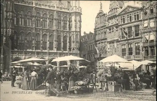 Bruxelles Bruessel Marche Fleurs Grand Place * /  /