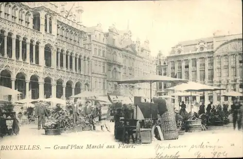 Bruxelles Bruessel Marche Fleurs Grand Place x /  /