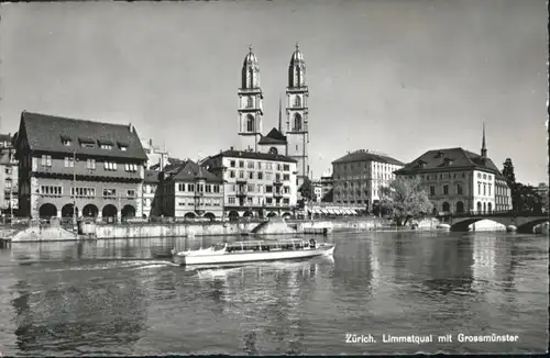 Zuerich Zuerich Limmatquai Grossmuenster x / Zuerich /Bz. Zuerich City