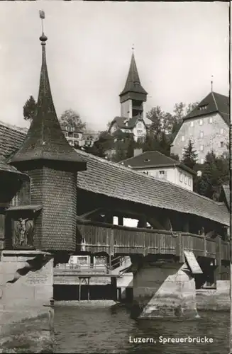 Luzern LU Luzern Spreuerbruecke * / Luzern /Bz. Luzern City