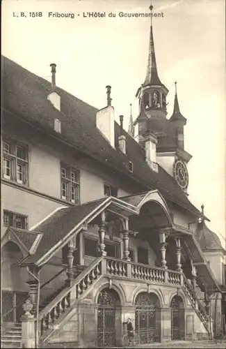 Fribourg FR Fribourg Hotel du Gouvernement * / Fribourg FR /Bz. La Sarine