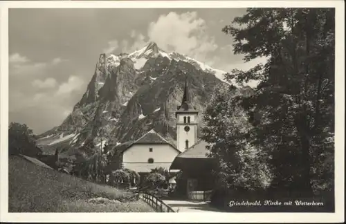 Grindelwald Grindelwald Wetterhorn Kirche * / Grindelwald /Bz. Interlaken