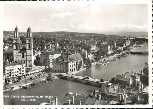 Zuerich Zuerich Grossmuenster Helmhaus * / Zuerich /Bz. Zuerich City