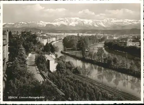 Zuerich Zuerich Limmat Platzspitz Sihl * / Zuerich /Bz. Zuerich City