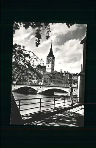Zuerich Zuerich Helmhausbruecke Peters Kirche  * / Zuerich /Bz. Zuerich City