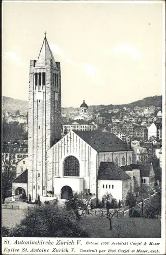 Zuerich Zuerich St Antonius Kirche  * / Zuerich /Bz. Zuerich City