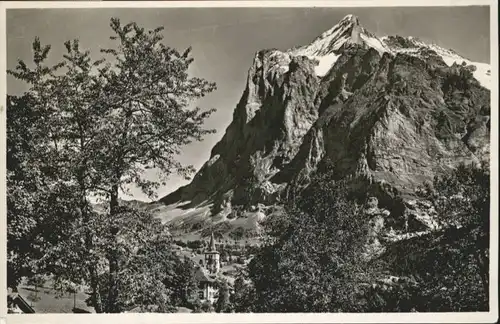 Grindelwald Grindelwald Wetterhorn Kirche  x / Grindelwald /Bz. Interlaken