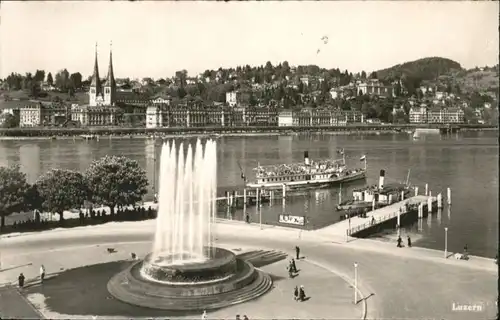 Luzern LU Luzern Brunnen Schiff * / Luzern /Bz. Luzern City