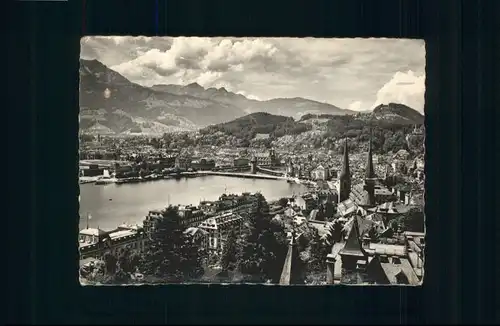 Luzern LU Luzern Kirche Bruecke x / Luzern /Bz. Luzern City