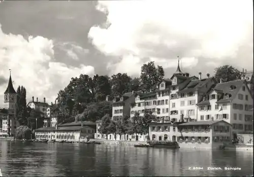 Zuerich Zuerich Schipfe Kirche Boot x / Zuerich /Bz. Zuerich City