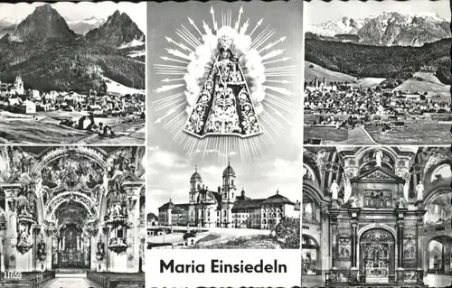 Zuerich Zuerich [Stempelabschlag] Maria Einsiedeln x / Zuerich /Bz. Zuerich City