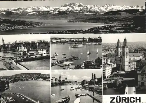 Zuerich Zuerich Kirche Schiff Strassenbahn x / Zuerich /Bz. Zuerich City