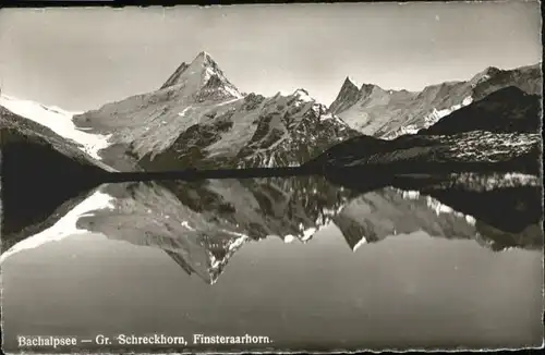 Grindelwald Grindelwald Bachalpsee Grosser Schreckhorn Finsteraarhorn * / Grindelwald /Bz. Interlaken