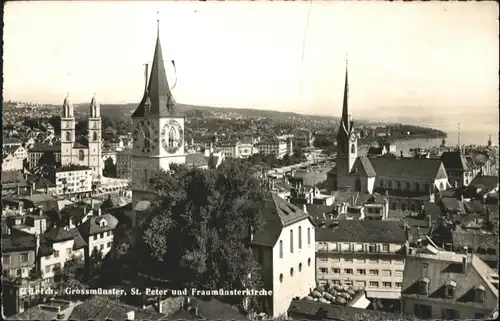 Zuerich Zuerich Grossmuenster St Peter Fraumuenster Kirche  x / Zuerich /Bz. Zuerich City