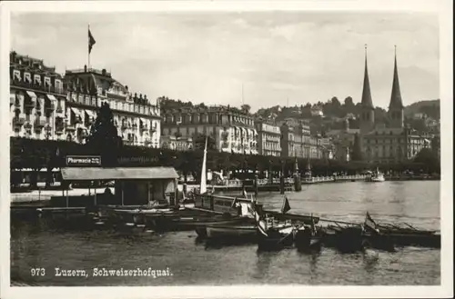 Luzern LU Luzern Schweizerhofquai Schiff * / Luzern /Bz. Luzern City