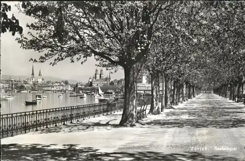 Zuerich Zuerich Seefeldquai Schiff * / Zuerich /Bz. Zuerich City