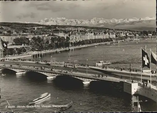 Zuerich Zuerich Bruecke Schiff Tram * / Zuerich /Bz. Zuerich City