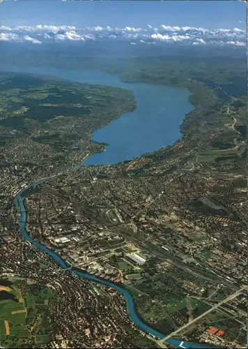 Zuerich Zuerich Fliegeraufnahme x / Zuerich /Bz. Zuerich City