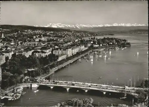 Zuerich Zuerich Quaibruecke Uotquai Glarneralpen x / Zuerich /Bz. Zuerich City