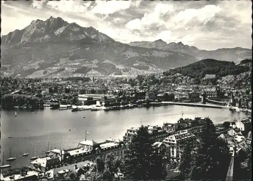 Luzern LU Luzern Pilatus Bruecke x / Luzern /Bz. Luzern City